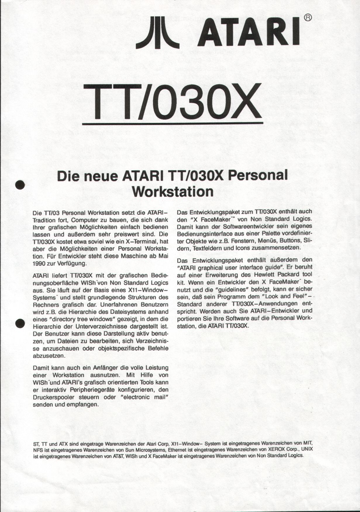 TT/030X Infoblatt Seite 1