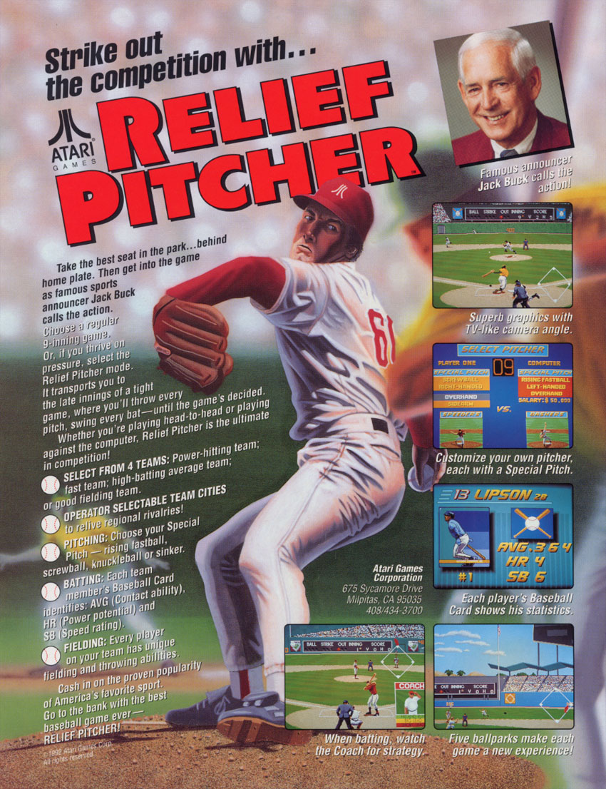 Atari Games: Relief Pitcher