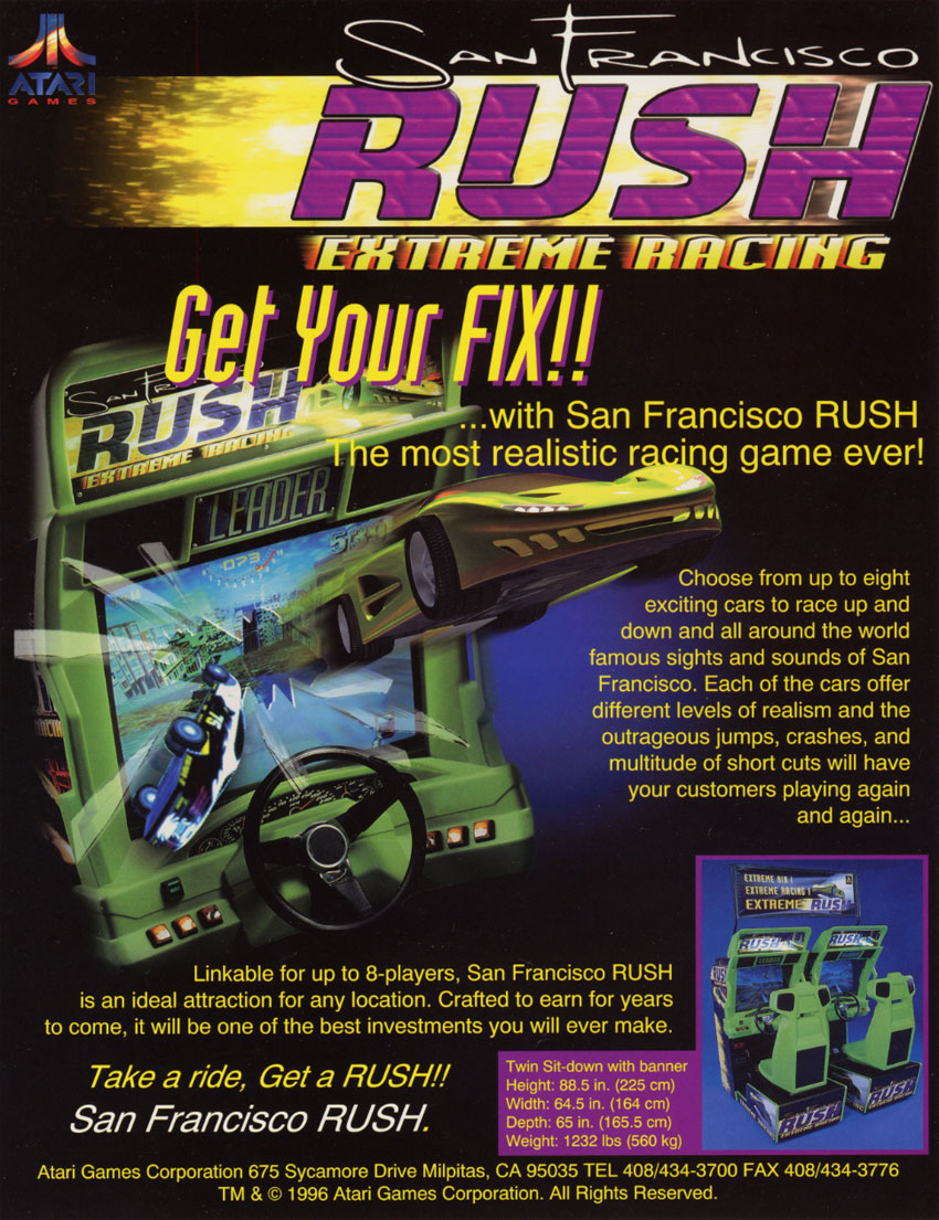 Atari Games: San Francisco Rush: Extreme Racing