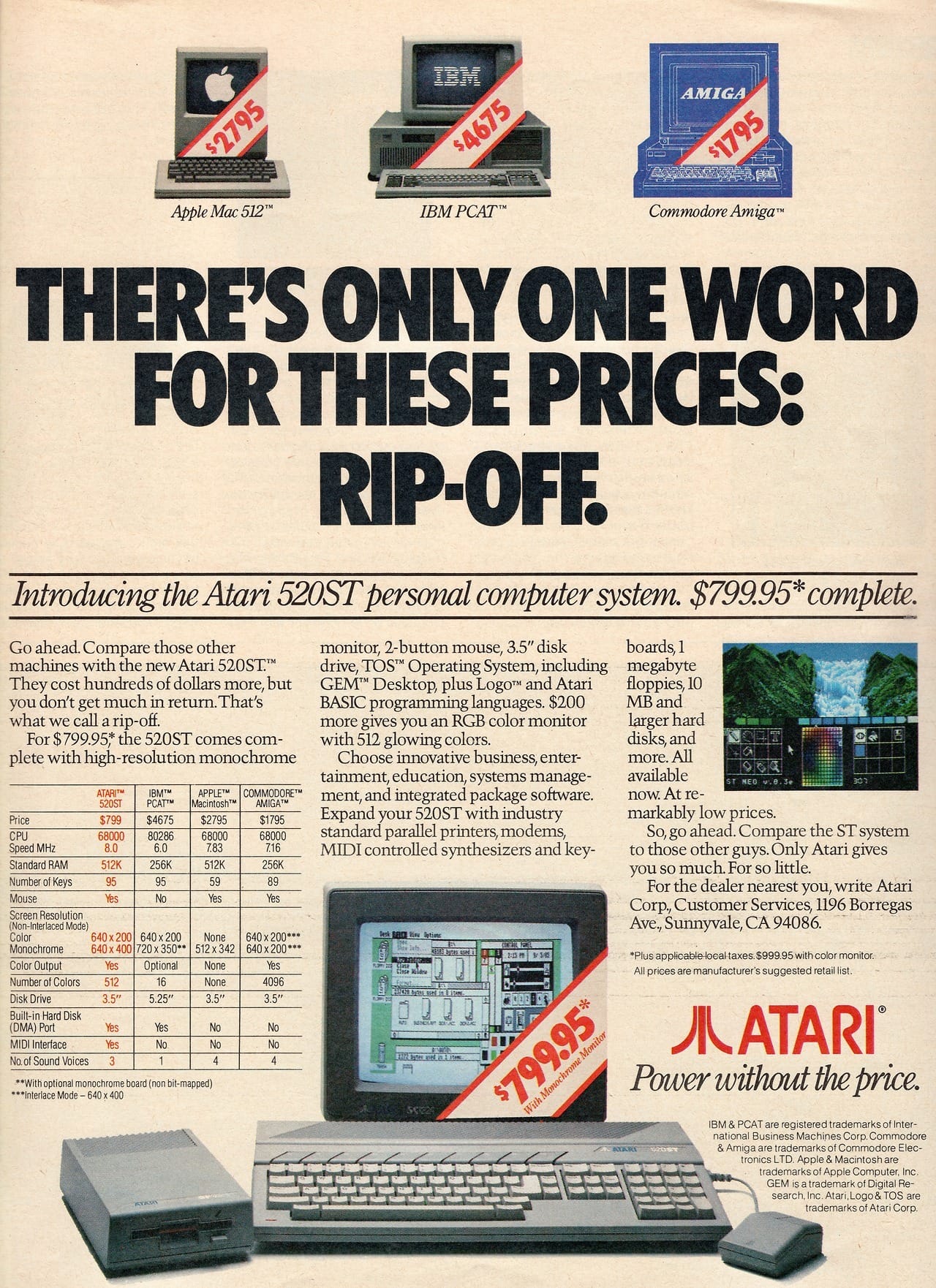 Atari 520 ST (USA)