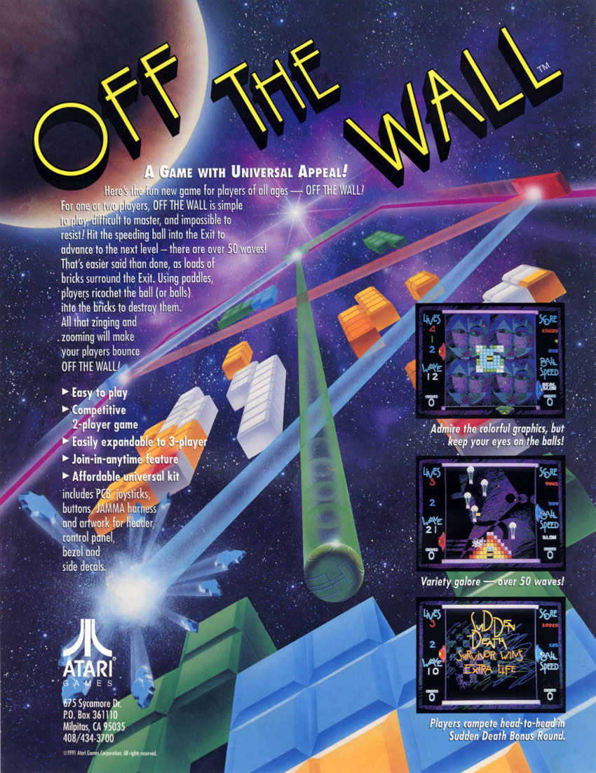 Atari Games: Off the Wall