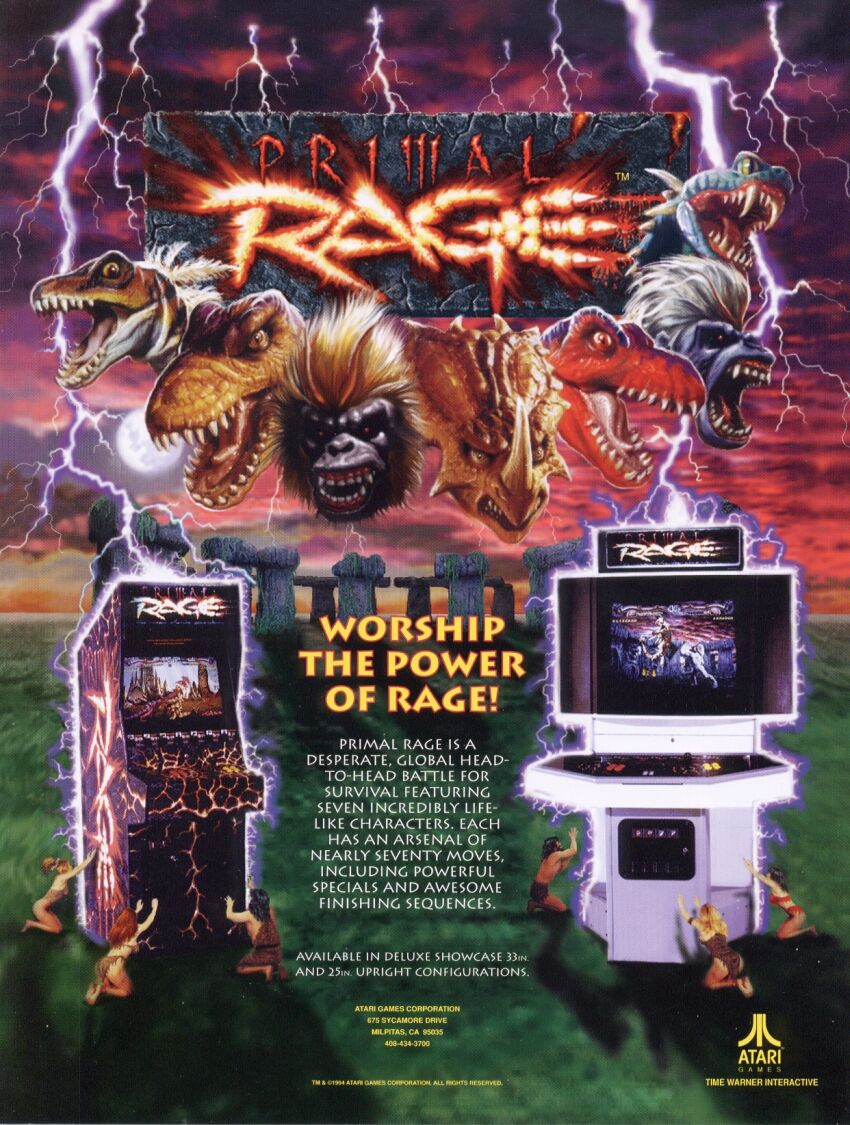 Atari Games: Primal Rage