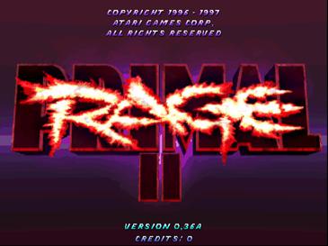 Atari Games: Primal Rage II Screenshot