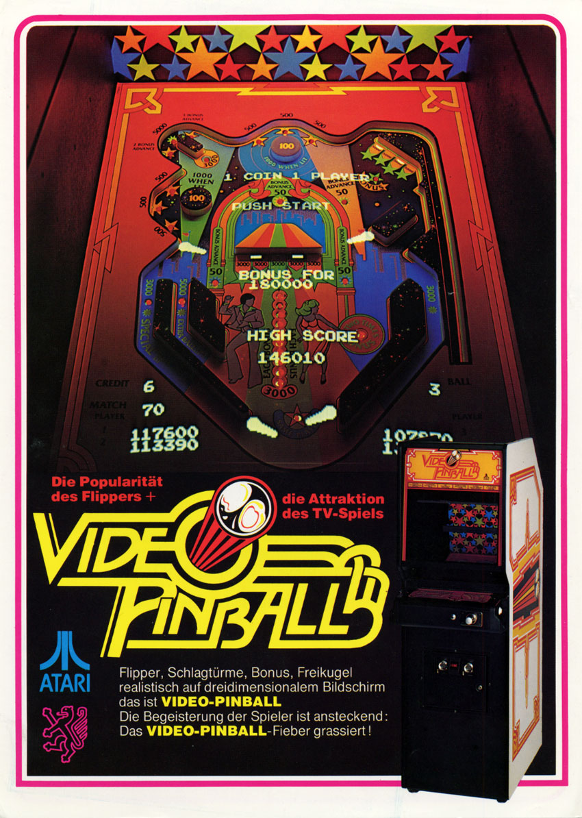 Atari: Video Pinball, deutsch