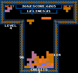 Atari Games: VS. Tetris Screenshot