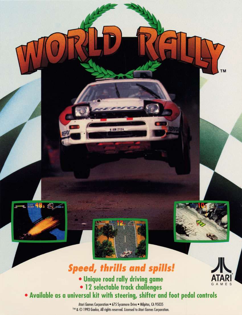 Atari Games World Rally