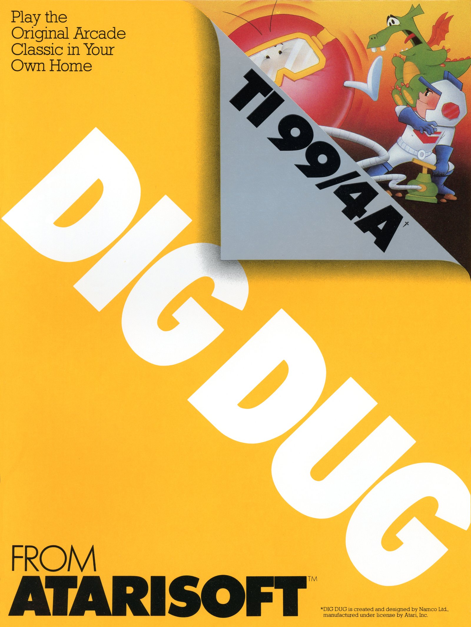 Dig Dug (Texas Instruments TI-99/4A)